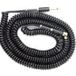 Precision Audio 5 Pack 1/4" To 1/4" 6.35mm Deluxe Coil Studio Guitar Lead Straight to Straight GLEADC3 3m
