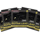 Precision Audio 5 Pack 1/4" To 1/4" 6.35mm Deluxe Coil Studio Guitar Lead Straight to Straight GLEADC5 5m
