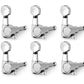 Tuning Pegs Machine Heads for Electric Guitars 6-in-Line Chrome 6pc K805