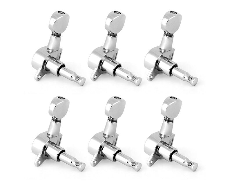 Tuning Pegs Machine Heads for Electric Guitars 6-in-Line Chrome 6pc K805