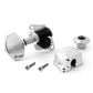 Tuning Pegs Semi-Closed Machine Heads for Acoustic Guitar Chrome 3L+3R Set 6pc K807