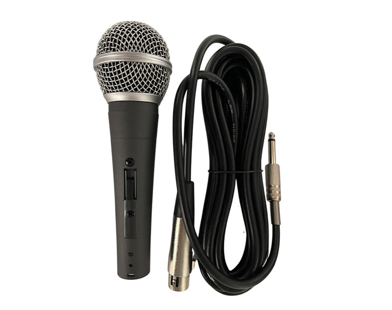 Wired Microphone 5m XLR 1/4" Jack Cable Soft Case M58