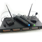 4 Channel UHF Wireless Microphone System Rack Mountable LCD Display MIC98