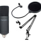 USB Mic Kit USB Microphone Shock Mount Boom Arm Pop Filter USBMIC1KIT