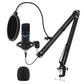 USB Mic Kit USB Microphone Shock Mount Boom Arm Pop Filter USBMIC1KIT