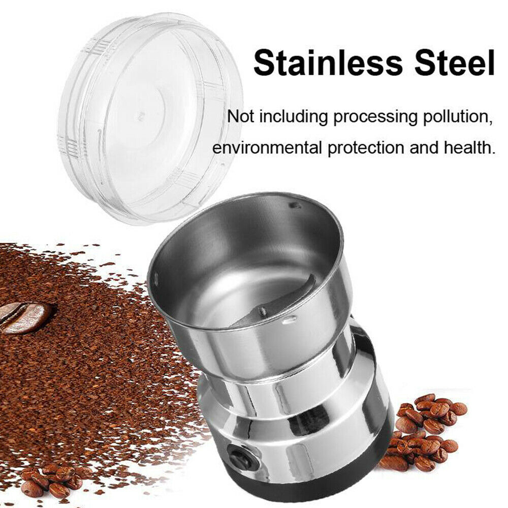 Electric Coffee Grinder Coffee Bean Nut Spice Milling Grinding Machine AU Plug