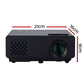 Devanti Mini Video Projector Wifi USB Portable 1000 Lumens HD 1080P Home Theater