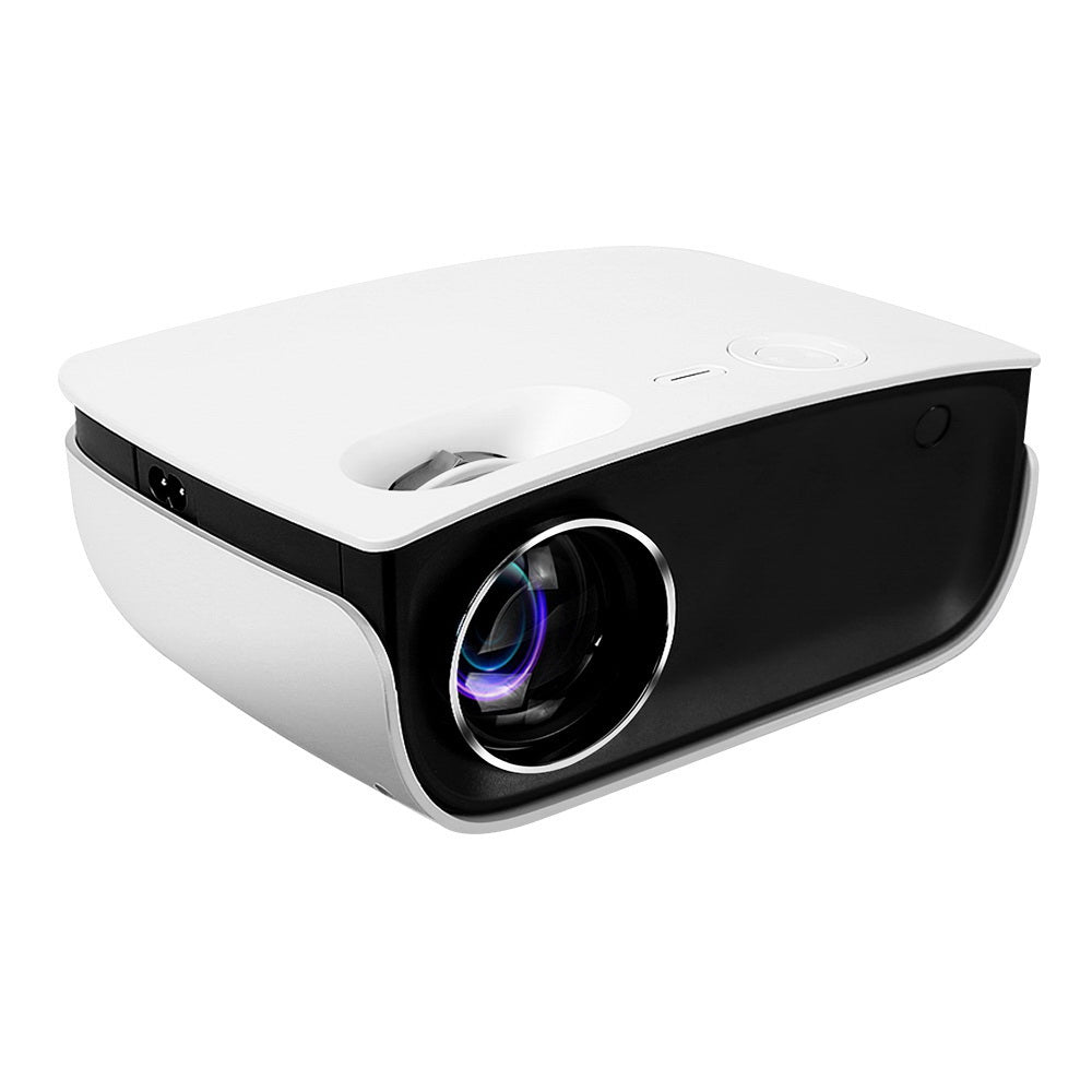 Devanti Mini Video Projector Wifi USB HDMI Portable 2000 Lumens HD 1080P Home Theater White