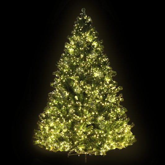 Jingle Jollys Christmas Tree 1.8M Xmas Tree with 1980 LED Lights Warm White