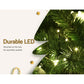 Jingle Jollys Christmas Tree 2.4M With 1488 LED Lights Warm White Green