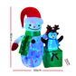 Jingle Jollys Inflatable Christmas 1.8M Snowman LED Lights Outdoor Decorations