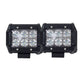 Pair 4inch CREE LED Work Light Bar Flood Beam Offroad Driving Lamp Reverse Fog